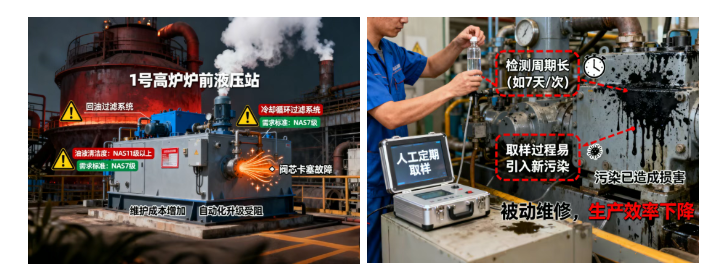 以鋼廠高爐液壓站為例：油液污染早預警，生產運維更科學 圖1